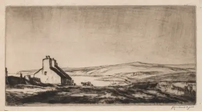Třetí studie k ‚The Ballantrae Road‘, Muirhead Bone