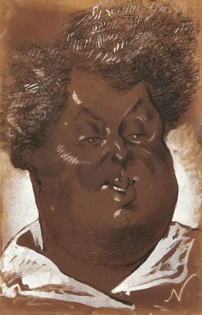 Portrait d’Alexandre Dumas. av Nadar