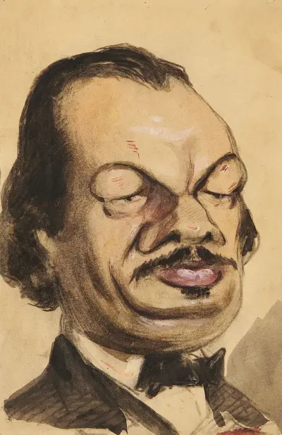 Portrait d’Auguste Maquet. av Nadar