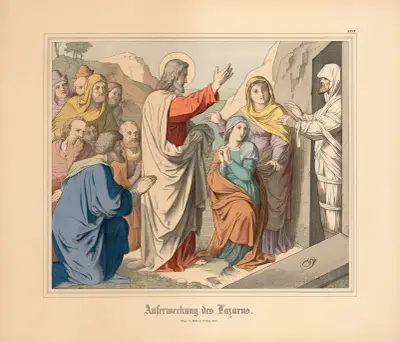 Auferweckung des Lazarus av Johann Nepomuk Heinemann
