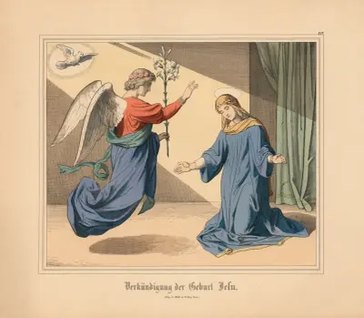Verkündigung der Geburt Jesu av Johann Nepomuk Heinemann
