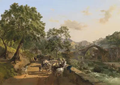 Rast vid landsvägen av Johann Nepomuk Rauch