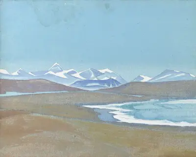 Himalayas from Ting-kye Dzong av Nicholas Roerich