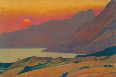 Monhegan. Maine av Nicholas Roerich