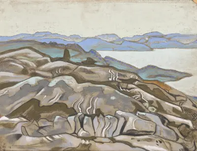 Rocks and Cliffs av Nicholas Roerich
