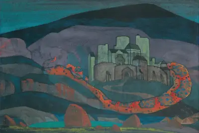 The Doomed City av Nicholas Roerich