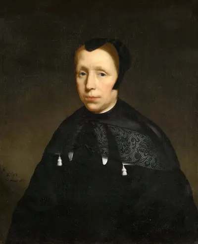 Portrait of a Widow av Nicolaes Maes