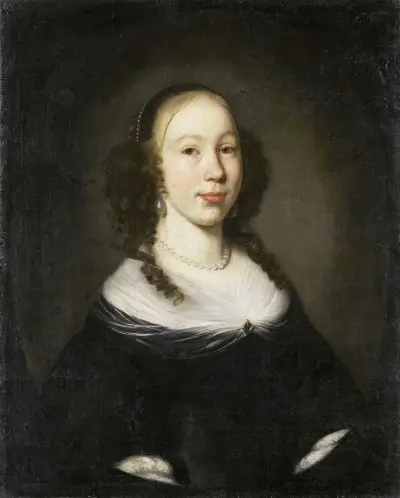Bildnis einer jungen Frau von Nicolaes Maes