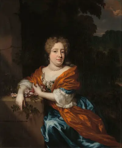 Portrait of Petronella Dunois av Nicolaes Maes