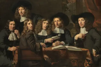 Die Vorsteher der Amsterdamer Chirurgengilde von Nicolaes Maes