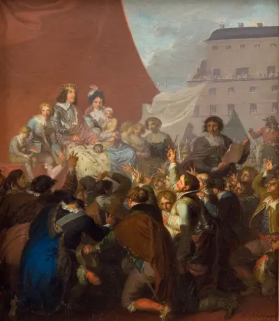 The Oath of Fealty in 1660 av Nicolai Abildgaard