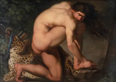 The Wounded Philoctetes av Nicolai Abildgaard