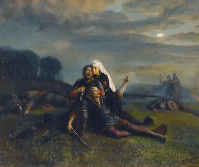 After The Battle av Peter Nicolai Arbo