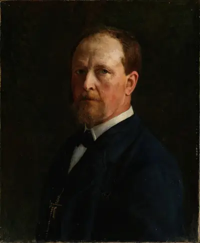 Self-Portrait av Peter Nicolai Arbo