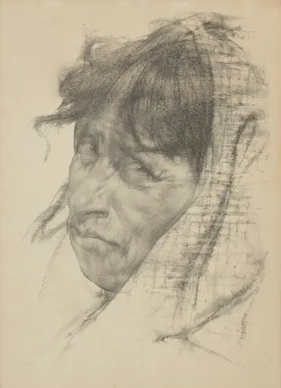 Untitled av Nicolai Fechin