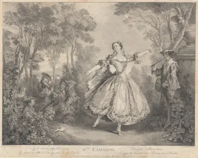 Mlle. Camargo av Nicolas Lancret