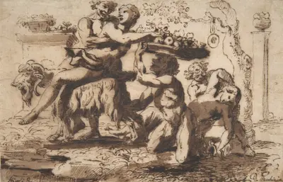 Bacchanal av Nicolas Poussin