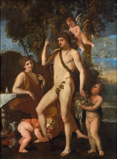 Bacchus-Apollo av Nicolas Poussin