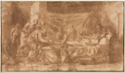 Extreme Unction av Nicolas Poussin