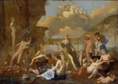 Flora rike av Nicolas Poussin
