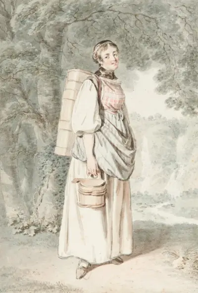 Selská žena z Oberhasli, 1798 – Nr. 2, Franz Niklaus König