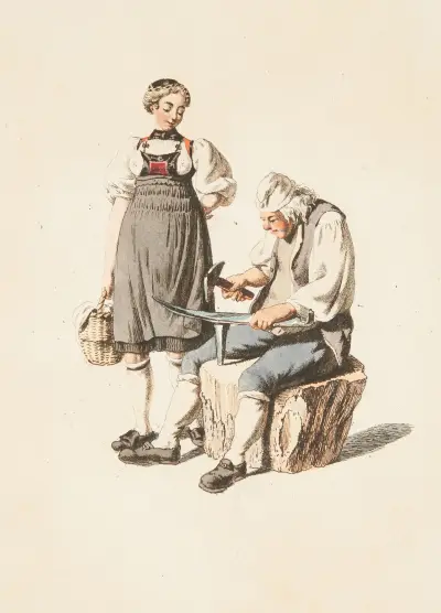 Bern. Gouggisberg av Franz Niklaus König