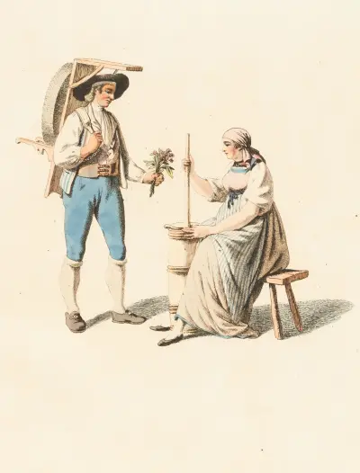Berne. Oberhasli av Franz Niklaus König
