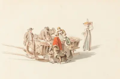 Costumes de Berne av Franz Niklaus König
