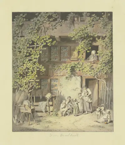 Das Abendbrot av Franz Niklaus König