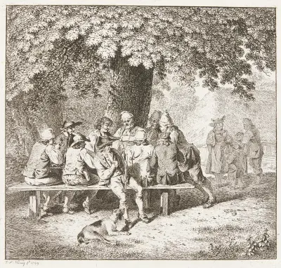 Sammankomsten under linden av Franz Niklaus König