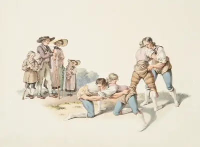 La Lûtte av Franz Niklaus König