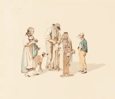 Messerschleifen in Bern av Franz Niklaus König