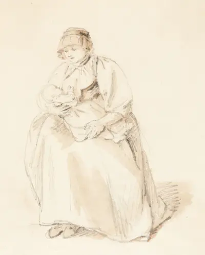 Paysanne d’Interlachen av Franz Niklaus König