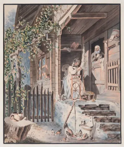 Philemon & Baucis av Franz Niklaus König