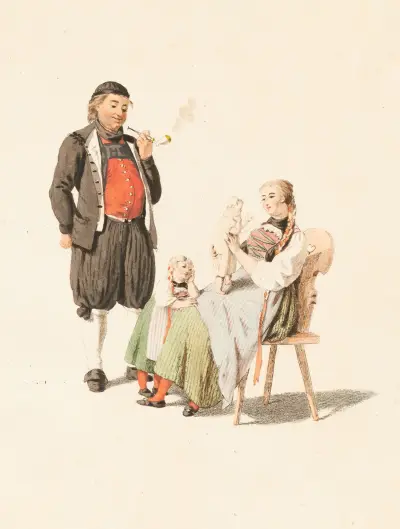 Schaffhausen av Franz Niklaus König