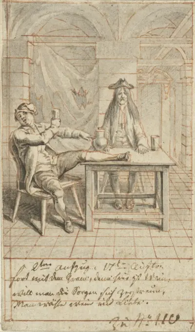 Himmelsturm and Bertram av Daniel Nikolaus Chodowiecki