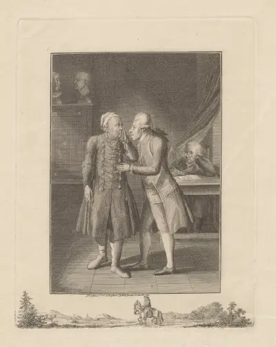 Lippert and Zingg av Daniel Nikolaus Chodowiecki