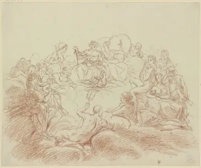 The olymp av Daniel Nikolaus Chodowiecki