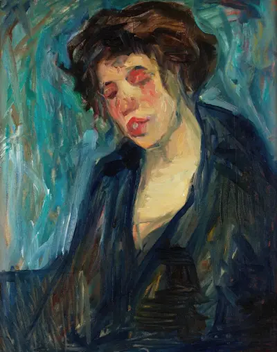 Kvinna av Nils Dardel