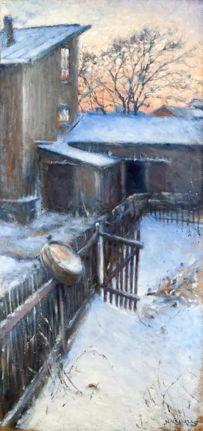 Bakgård av Nils Kreuger