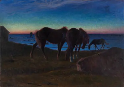 Betande vid stranden av Nils Kreuger