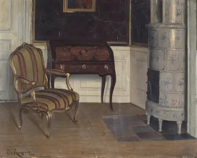 Schloss Gripsholm, das Kabinett der Prinzessin von Nils Kreuger