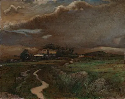 Landschaft, 1898 von Nils Kreuger