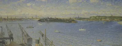 Stockholm Ström from Fjällgatan von Nils Kreuger
