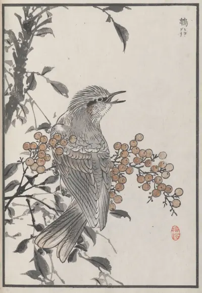 Bairei hyakuchō gafu. Ten Pl.06 av Kōno Bairei