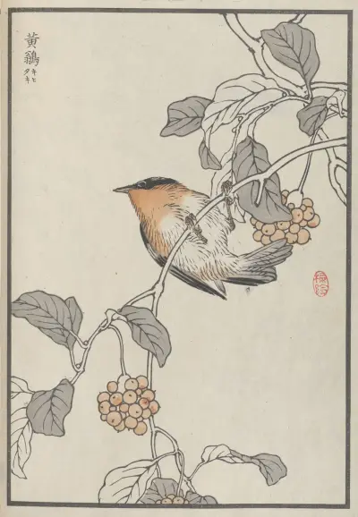Bairei hyakuchō gafu. Ten Pl.16 av Kōno Bairei