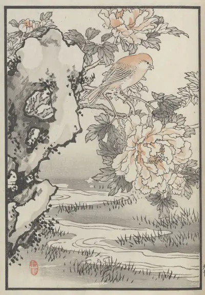 Bairei hyakuchō gafu. Ten Pl.19 av Kōno Bairei