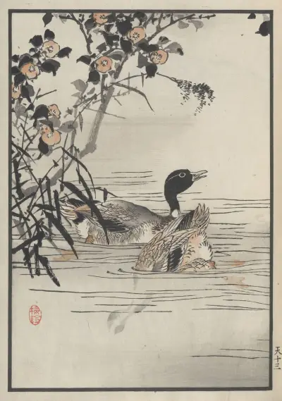 Bairei hyakuchō gafu. Ten Pl.25 av Kōno Bairei