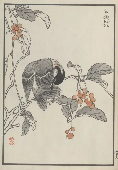 Bairei hyakuchō gafu. Ten Pl.35 av Kōno Bairei