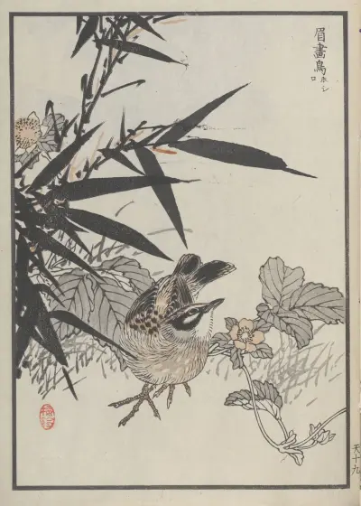 Bairei hyakuchō gafu. Ten Pl.37 av Kōno Bairei